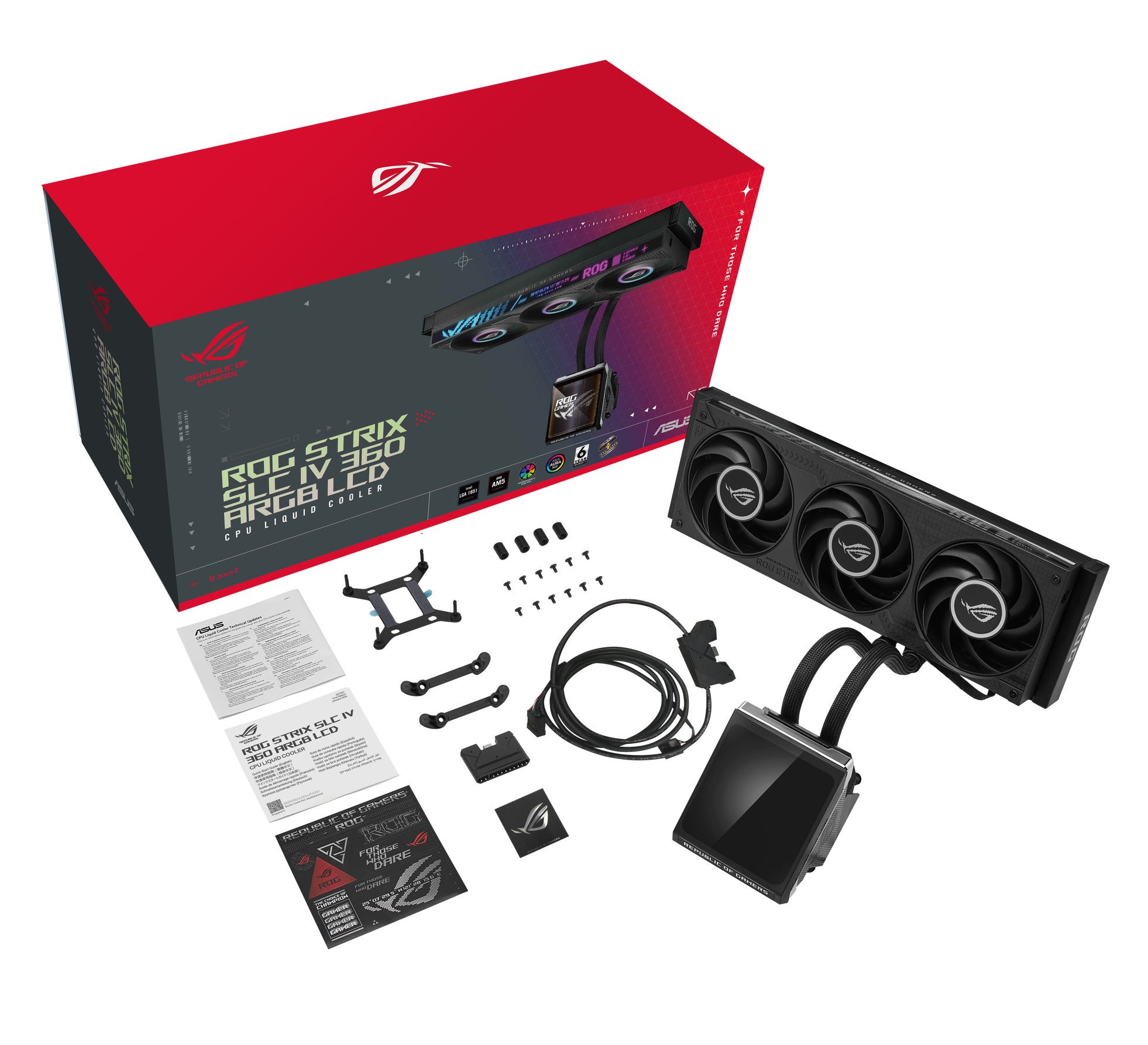 ASUS、AIO Q-connector対応の水冷クーラー「ROG STRIX SLC IV 360 ARGB LCD」を発表|ROG STRIX SLC IV 360 ARGB LCDの製品仕様(4枚目)