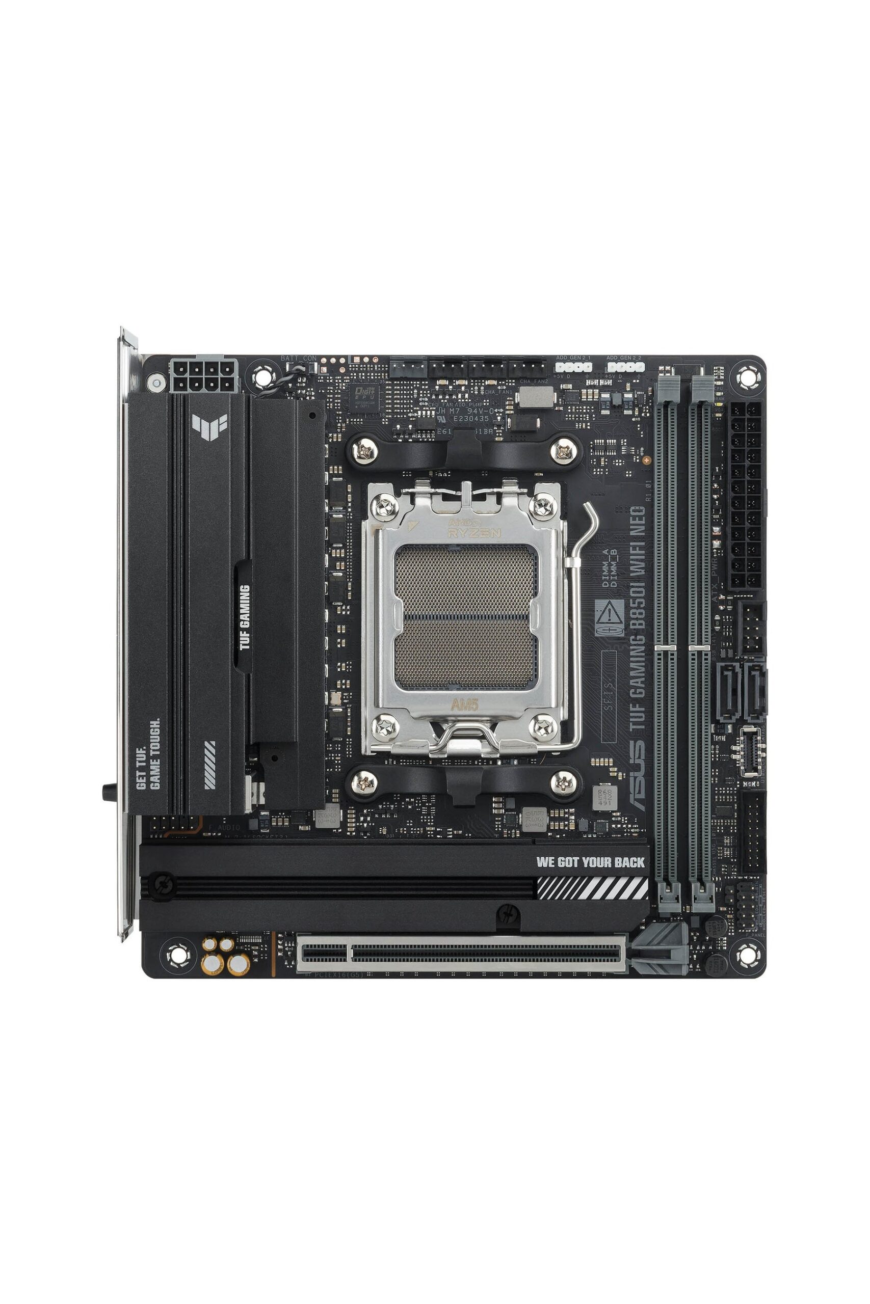 ASUS、TUF GAMINGシリーズ初となるMini-ITXマザーボード「TUF GAMING B850I WIFI NEO」を発売