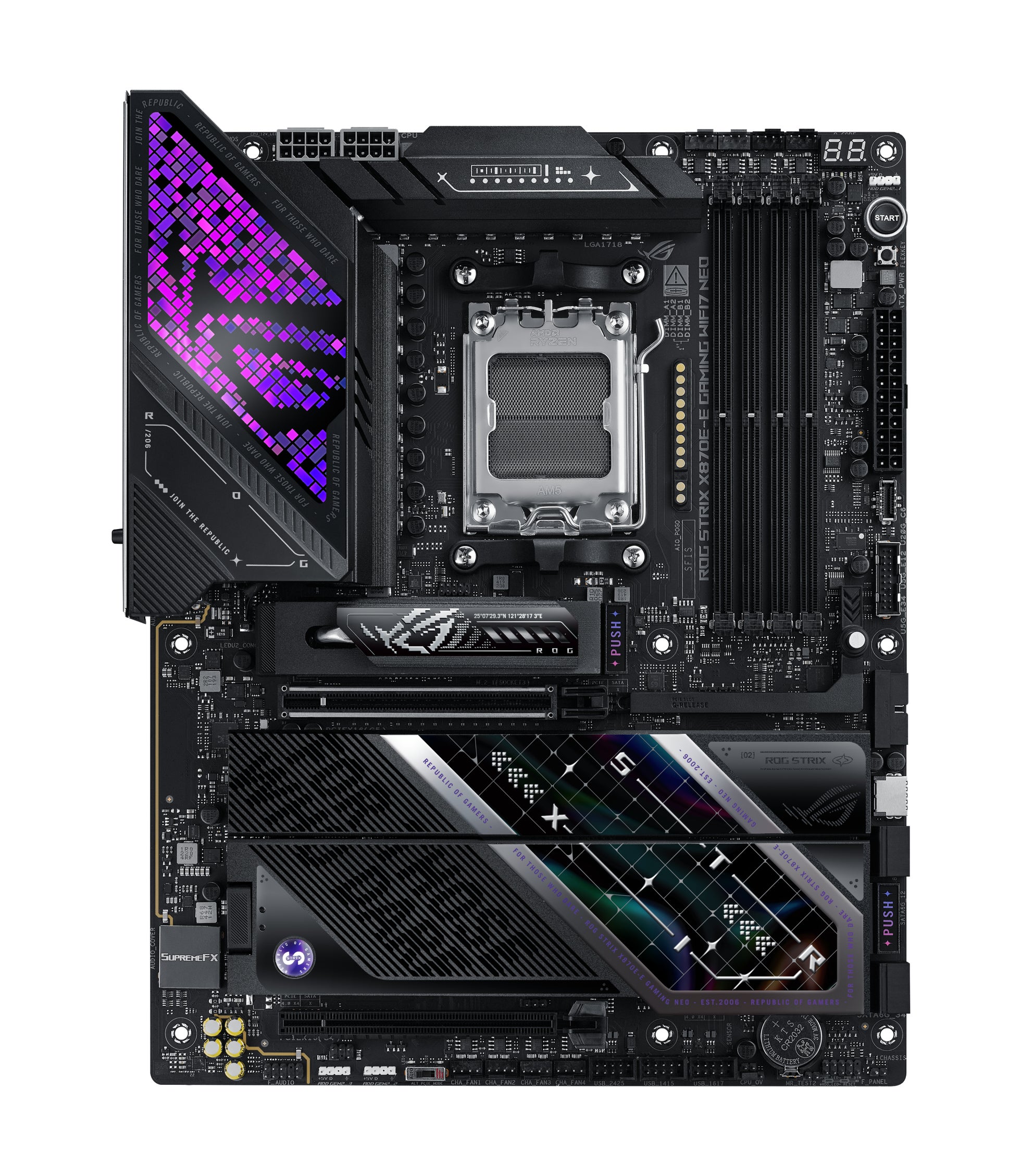ASUS、AIO Q-Connector対応のAMD X870Eマザーボード「ROG STRIX X870E-E GAMING WIFI7 NEO」など2製品を発売｜ROG STRIX X870E-E GAMING WIFI7 NEOの主な