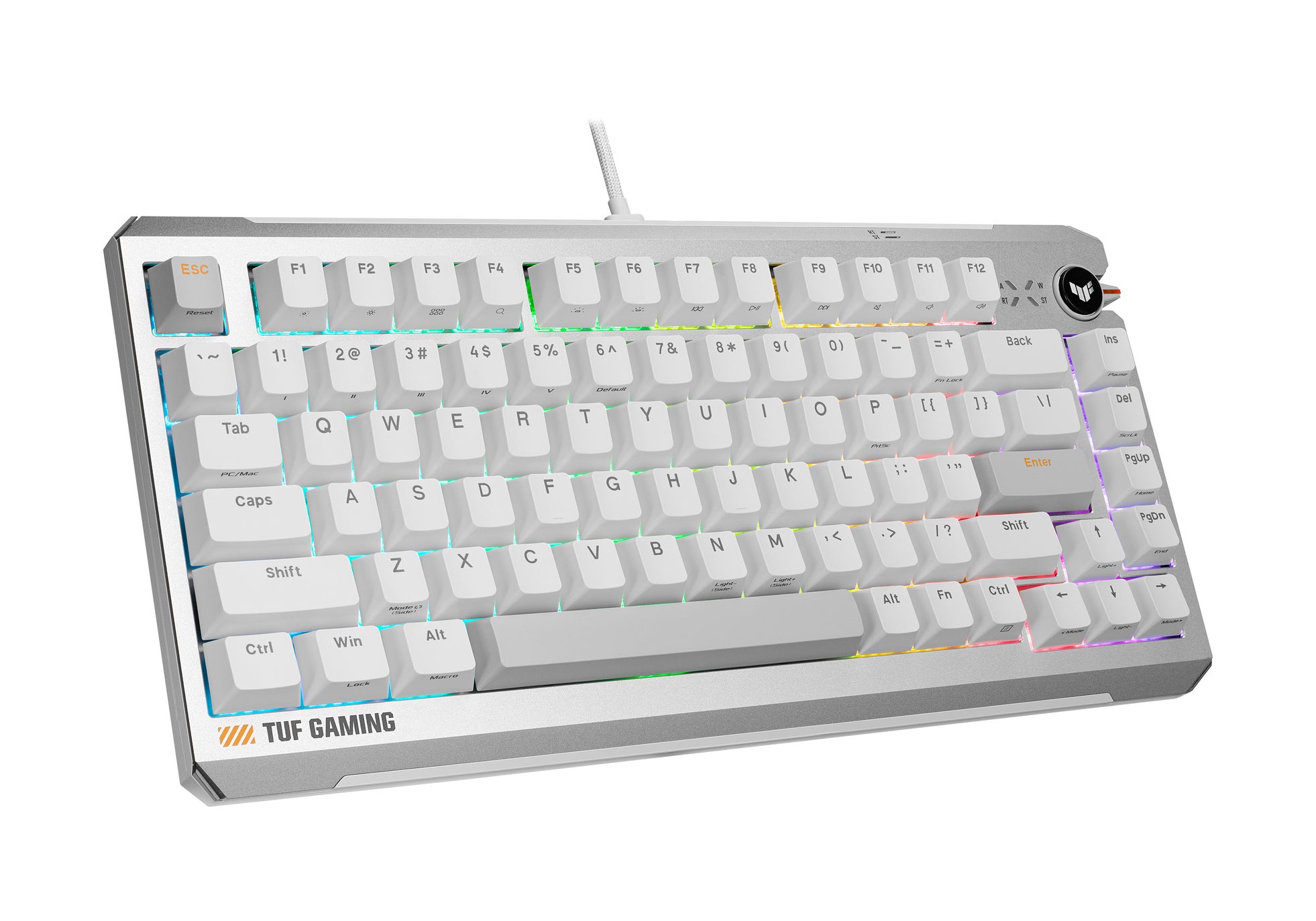 ASUS、磁気スイッチとラピッドトリガー採用の75%ゲーミングキーボード「TUF Gaming K4 Magnetic」を発売|主な製品特徴(5枚目)