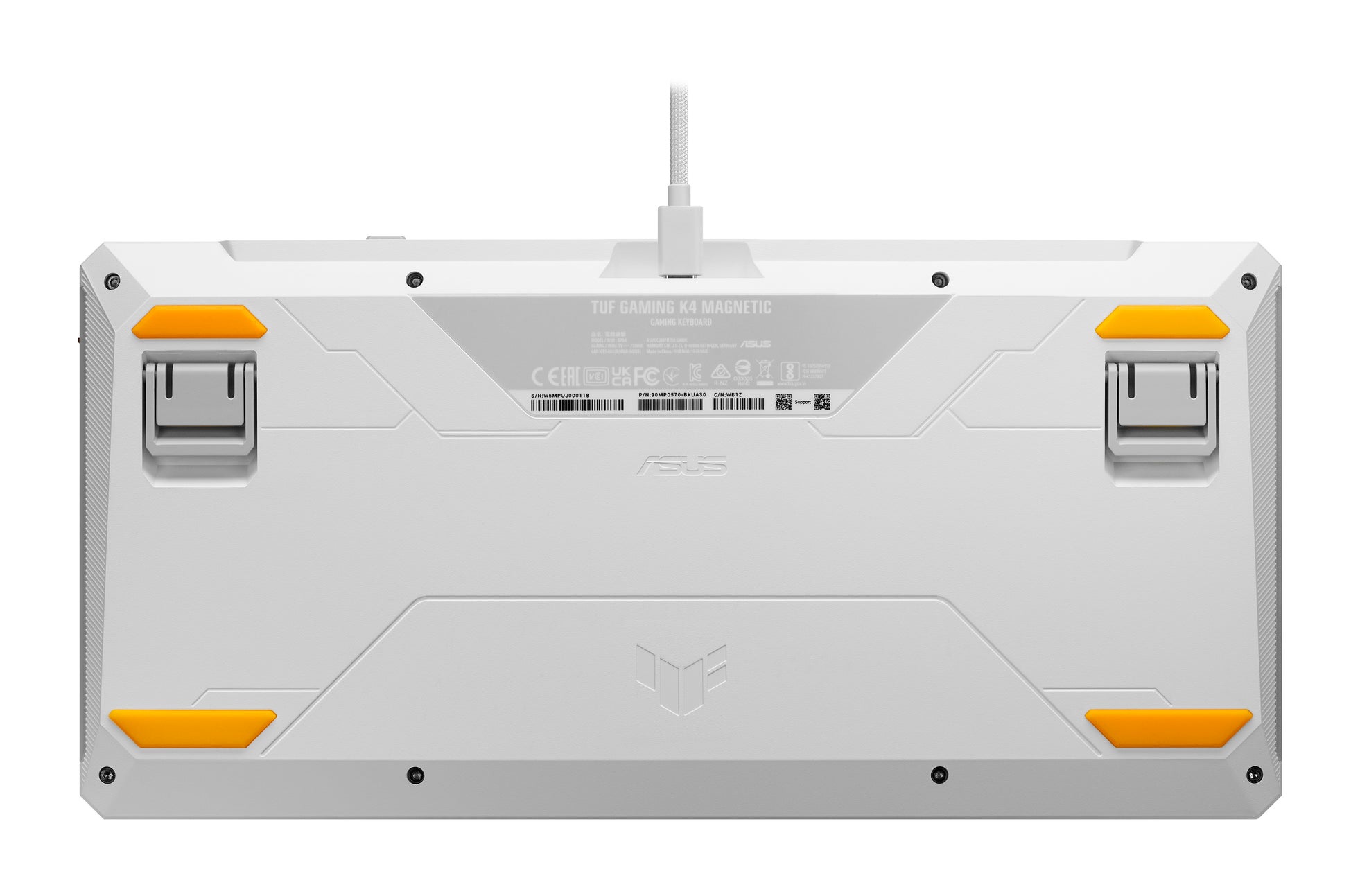 ASUS、磁気スイッチとラピッドトリガー採用の75%ゲーミングキーボード「TUF Gaming K4 Magnetic」を発売|主な製品特徴(7枚目)