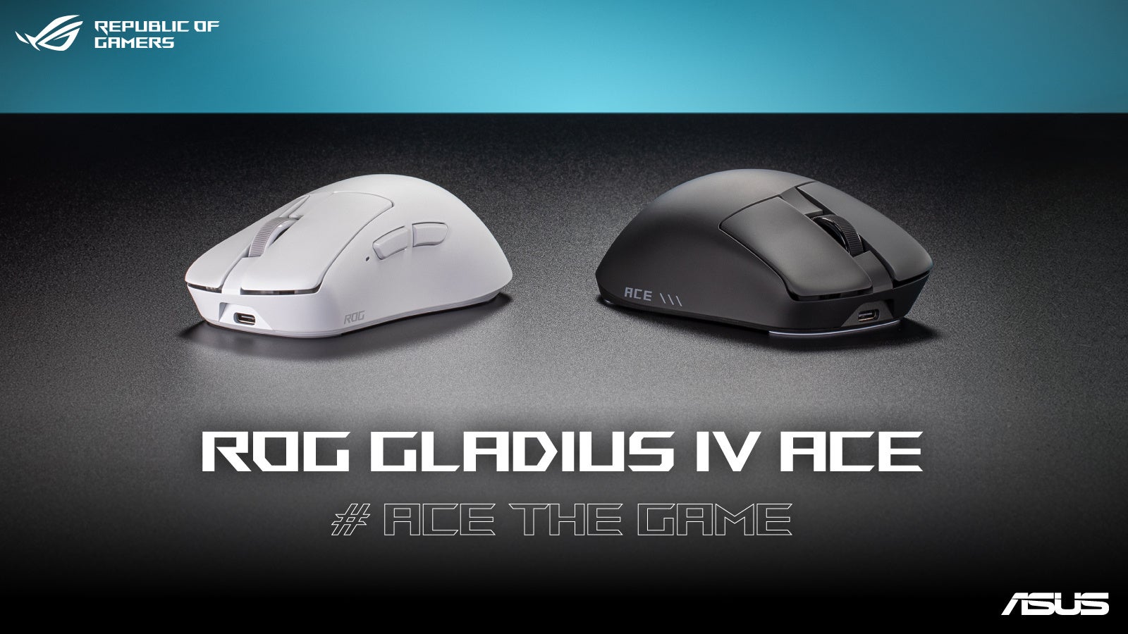 ASUS、競技向け「ROG Ace Collection」4製品の国内展開を発表|スポーツ科学に基づいて設計されたeスポーツ向けマウス「ROG Gladius IV Ace」(4枚目)