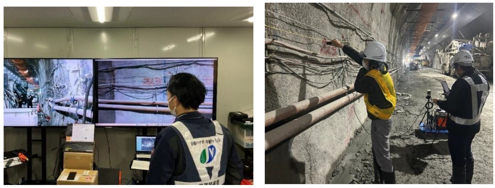 写真3：遠隔検査のトライアル状況