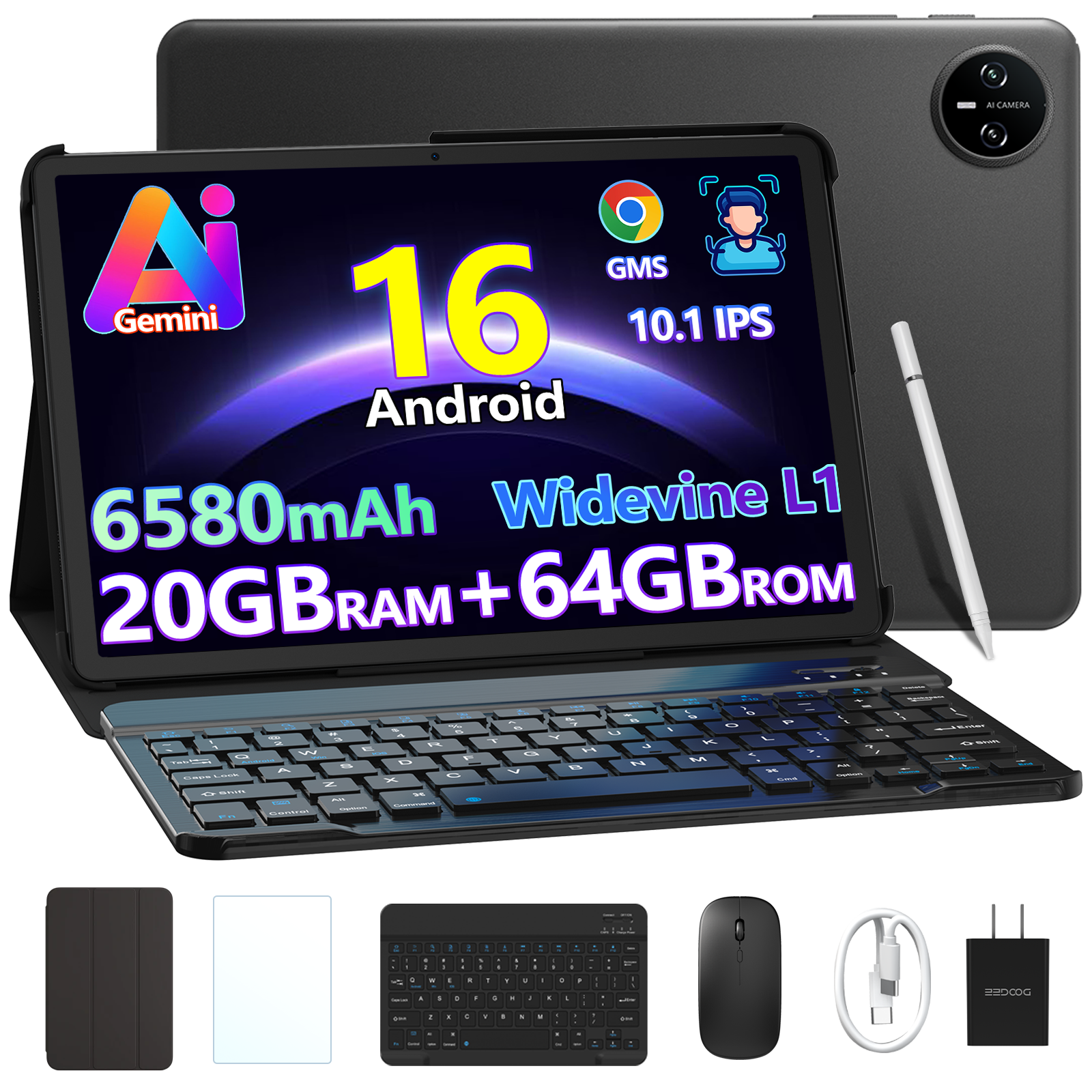 DOOGEE、Android 16とGemini AIを搭載した10.1インチタブレット「A9 セット版」のセールを実施｜A9 セット版のセール概要と販売価格