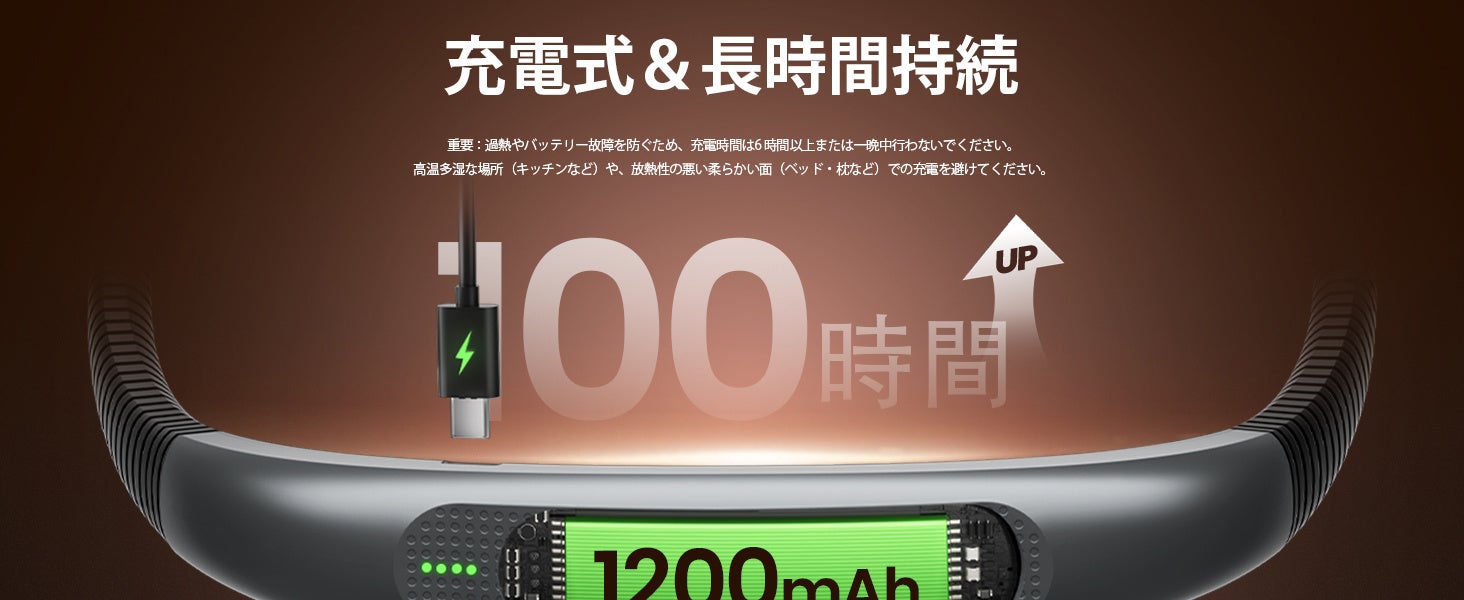 Glocusent、約139gの軽量化と15%の薄型化を実現した首掛け式LEDライト「A105 Neck Light」を発売|Glocusent A105 Neck Light 製品概要