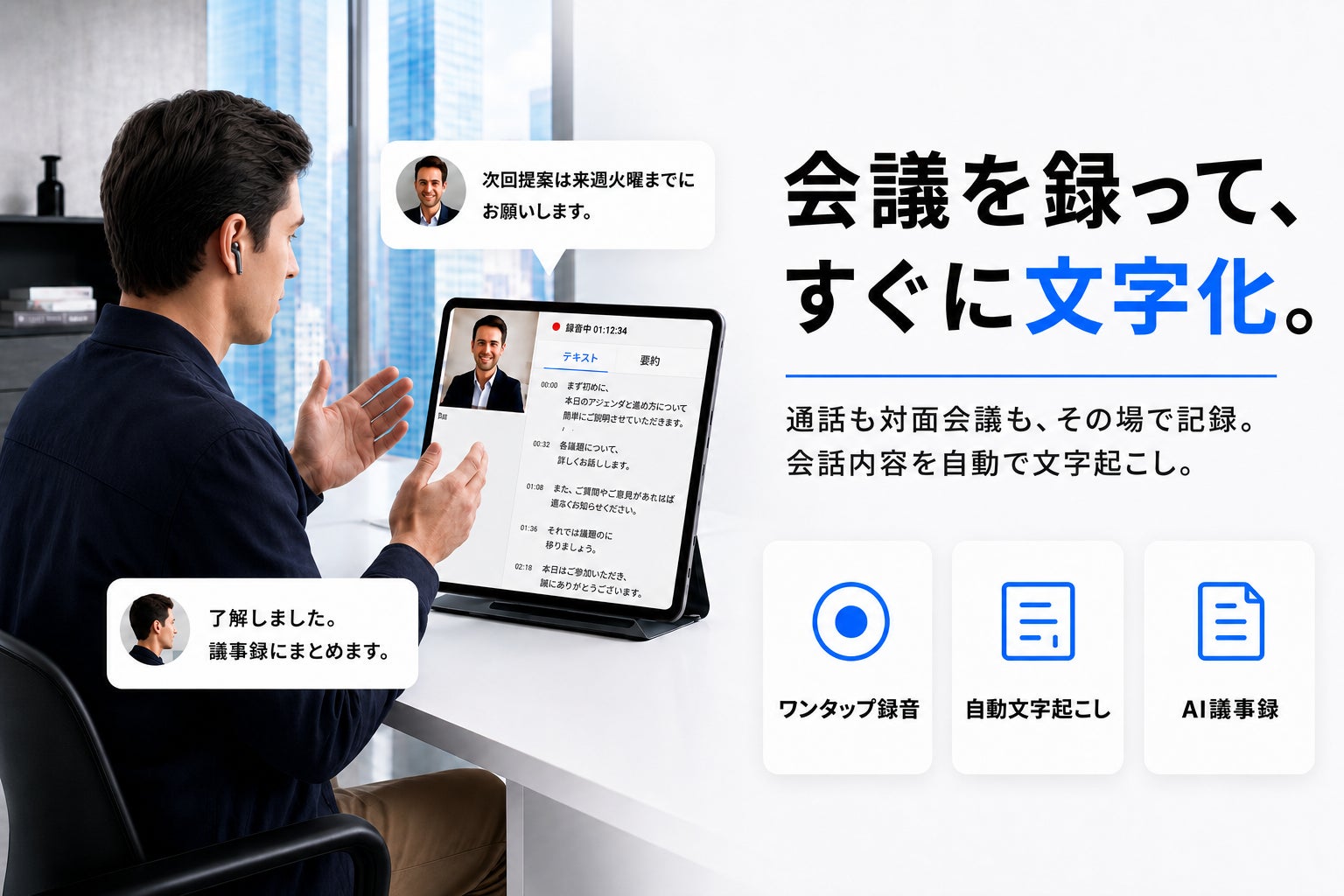 株式会社RT、録音・文字起こし・AI要約に対応する「AI NotePods 10S」をCAMPFIREで発売(7枚目)