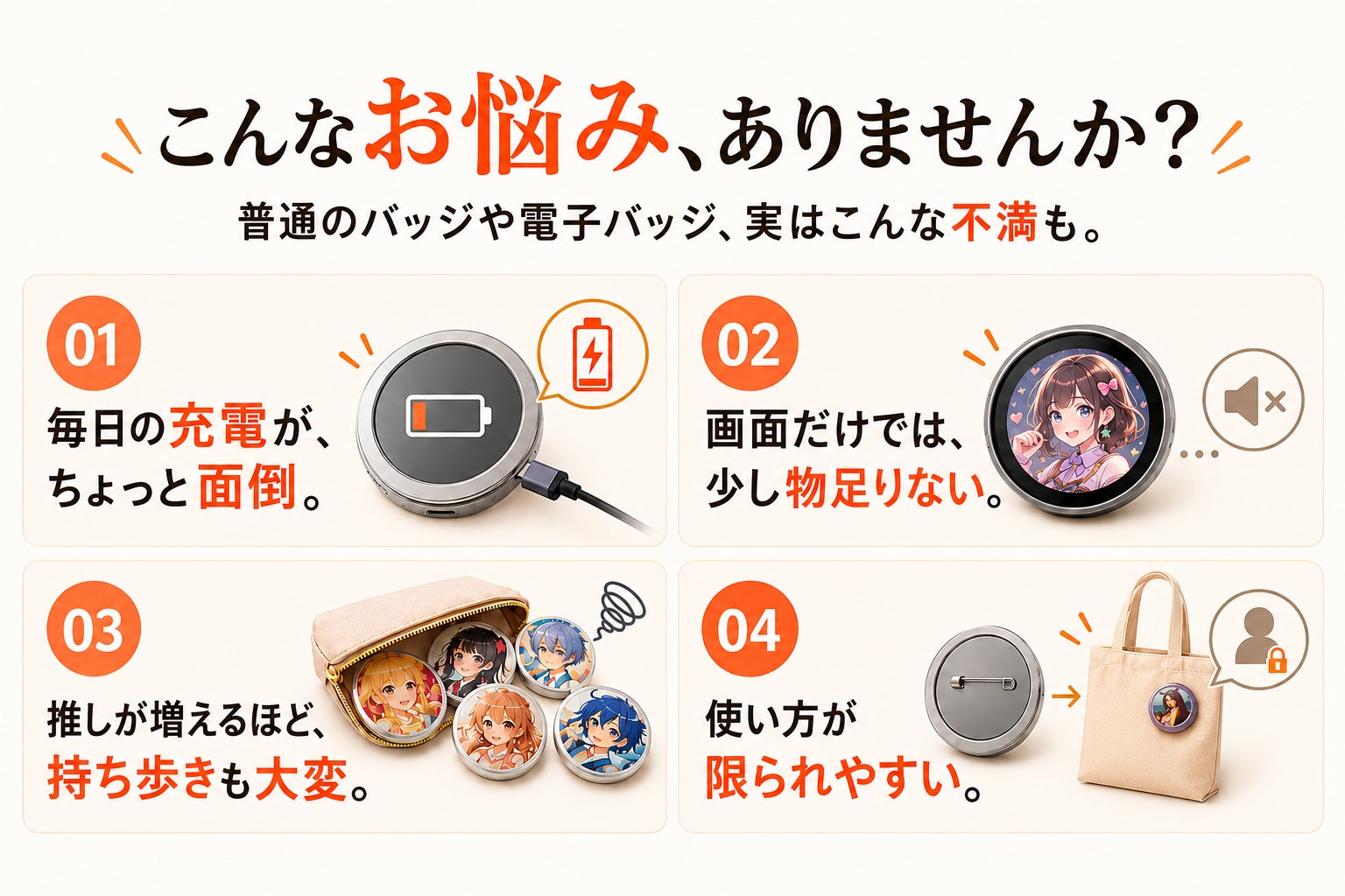 “推し”を画像と音で楽しめる「マルチ電子ばっじ」がCAMPFIREにて先行販売を開始|マルチ電子ばっじの主な特徴と機能