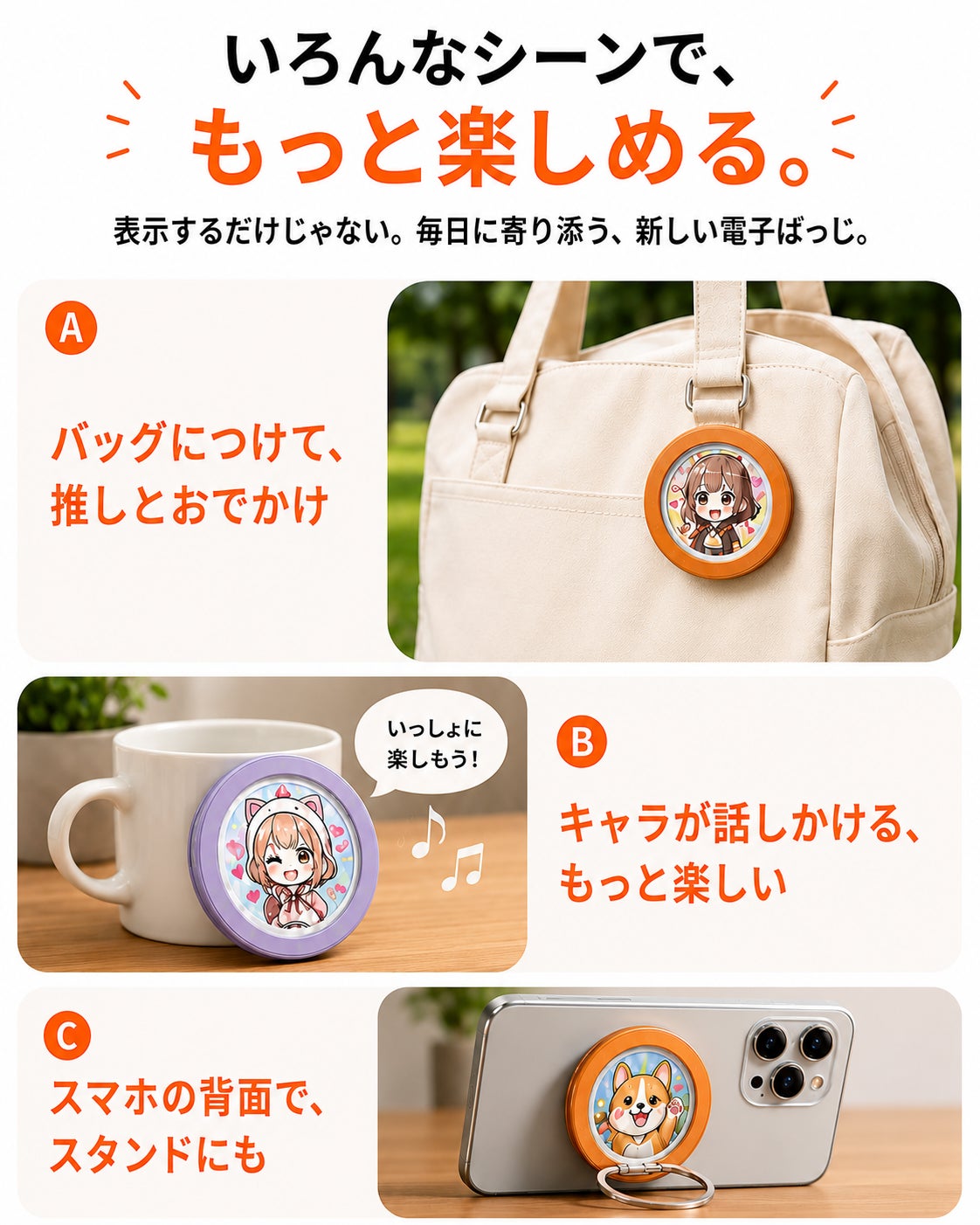 “推し”を画像と音で楽しめる「マルチ電子ばっじ」がCAMPFIREにて先行販売を開始|販売情報について(8枚目)