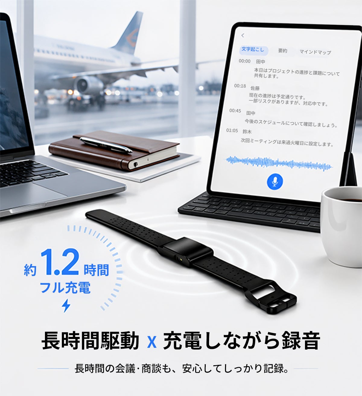ディスプレイレスAIスマートバンド「FS100」CAMPFIREでの支援総額が200万円を突破