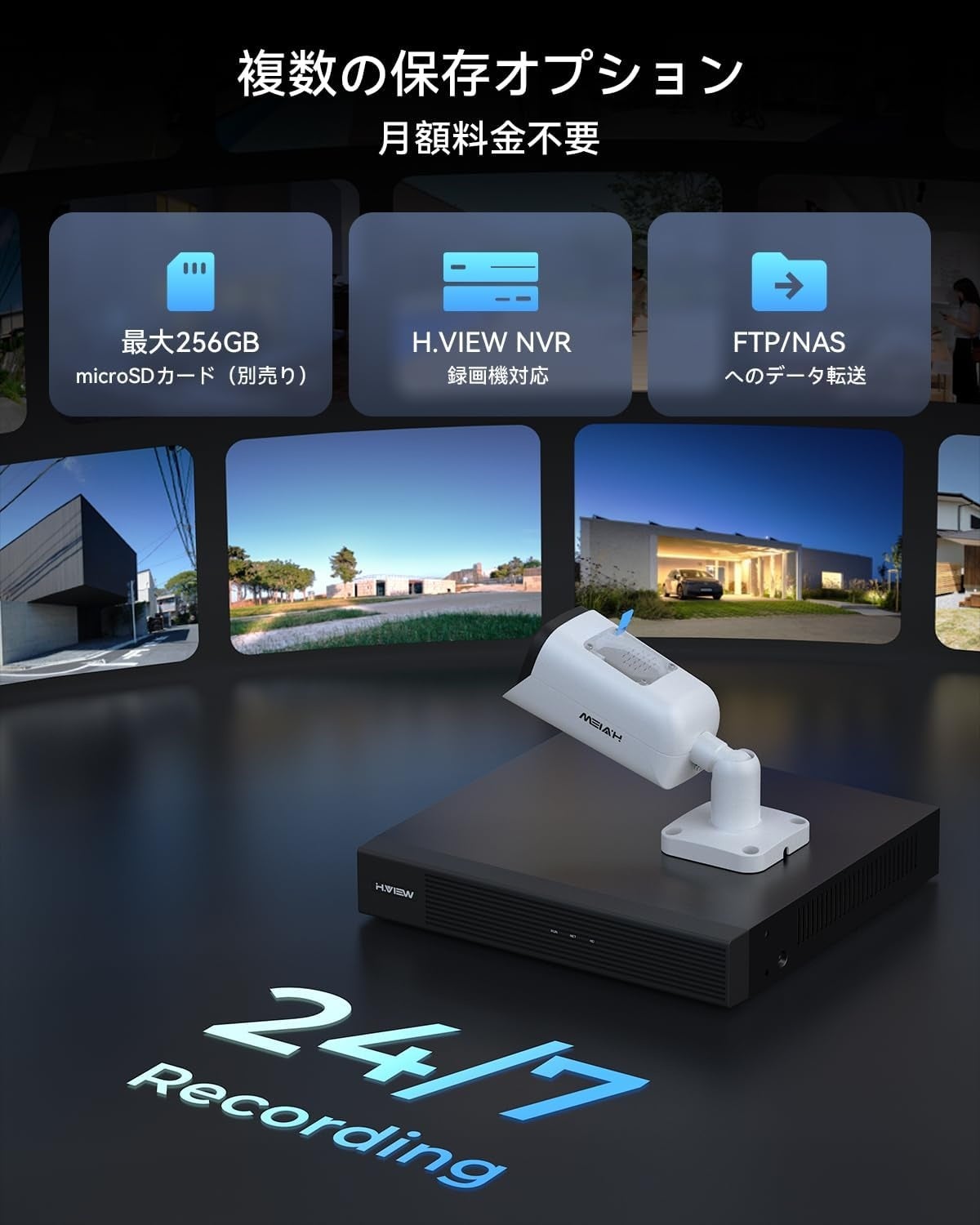 華視時代、夜間フルカラー撮影に対応した500万画素PoE防犯カメラ「HV-500G10A5」2026年モデルを販売開始｜遠隔確認と録画システムへの連携（3枚目）