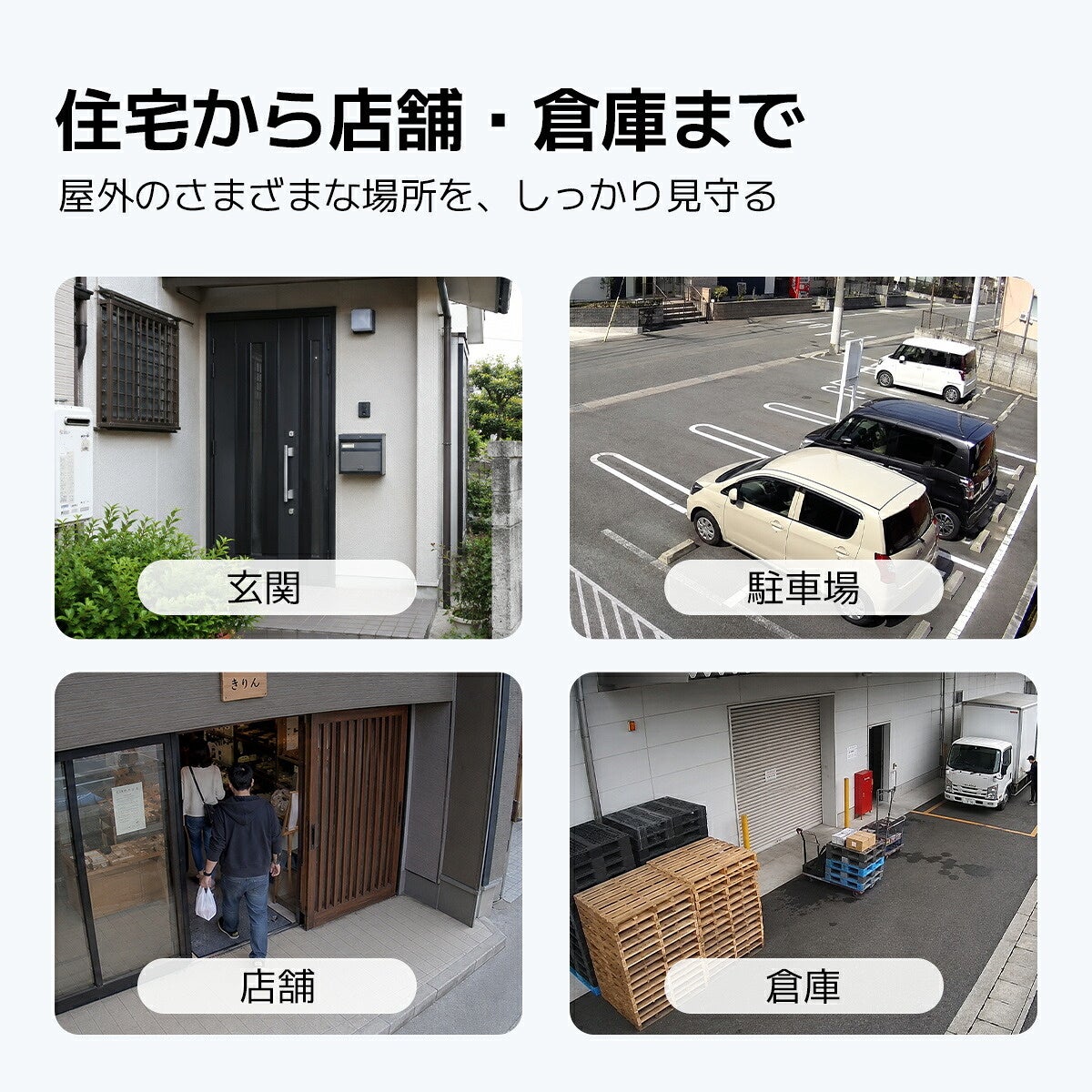 華視時代、LANケーブル1本で給電と通信が可能なH.VIEW「HV-800G10」搭載4K防犯カメラ8台セットを発売｜夜間撮影をサポートする機能とAI検知（6枚目）