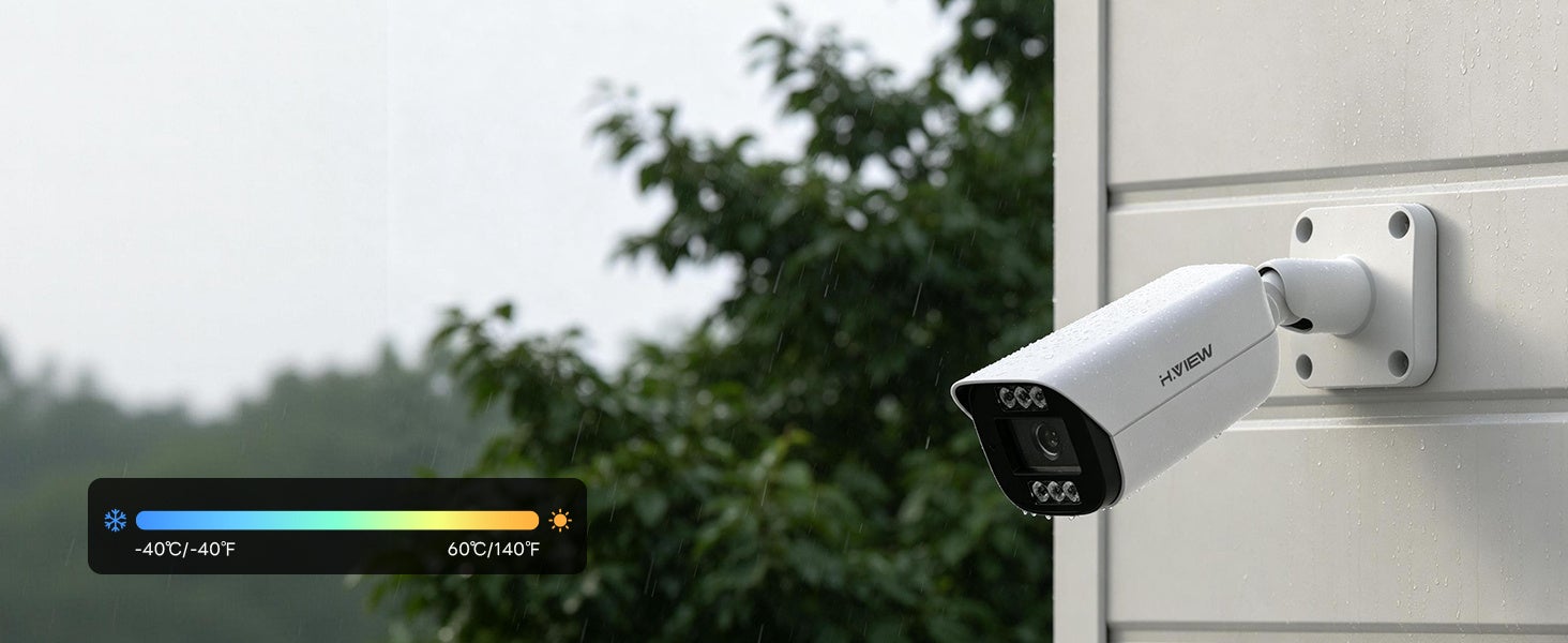 H.VIEW、800万画素やAI人体検知に対応した屋外用4K PoE防犯カメラ「HV-800G10」を発売｜接続方式と防水・防塵性能（6枚目）
