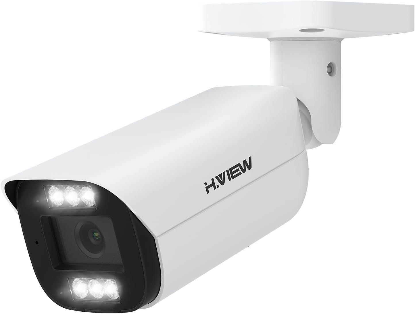 H.VIEW、800万画素やAI人体検知に対応した屋外用4K PoE防犯カメラ「HV-800G10」を発売｜HV-800G10の主な特徴と高精細撮影