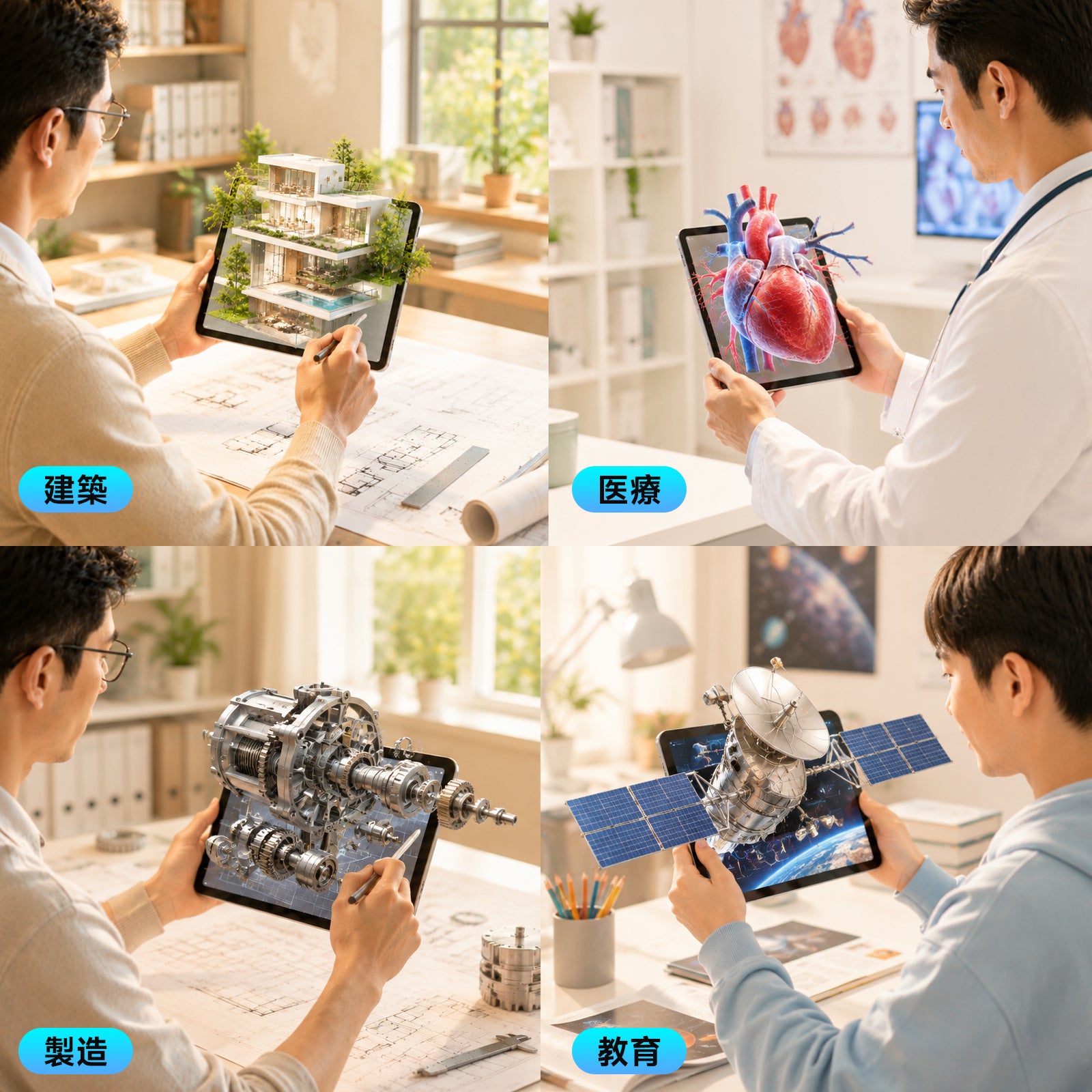 メガネ不要の3Dタブレット「Lumallax」、Makuakeで支援総額600万円を突破｜裸眼3D技術とアイトラッキング技術を搭載