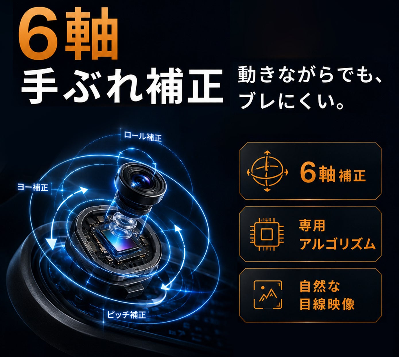 骨伝導イヤホンとカメラを融合した「MusicCam Pro」、Makuakeで公開|主な製品仕様(5枚目)