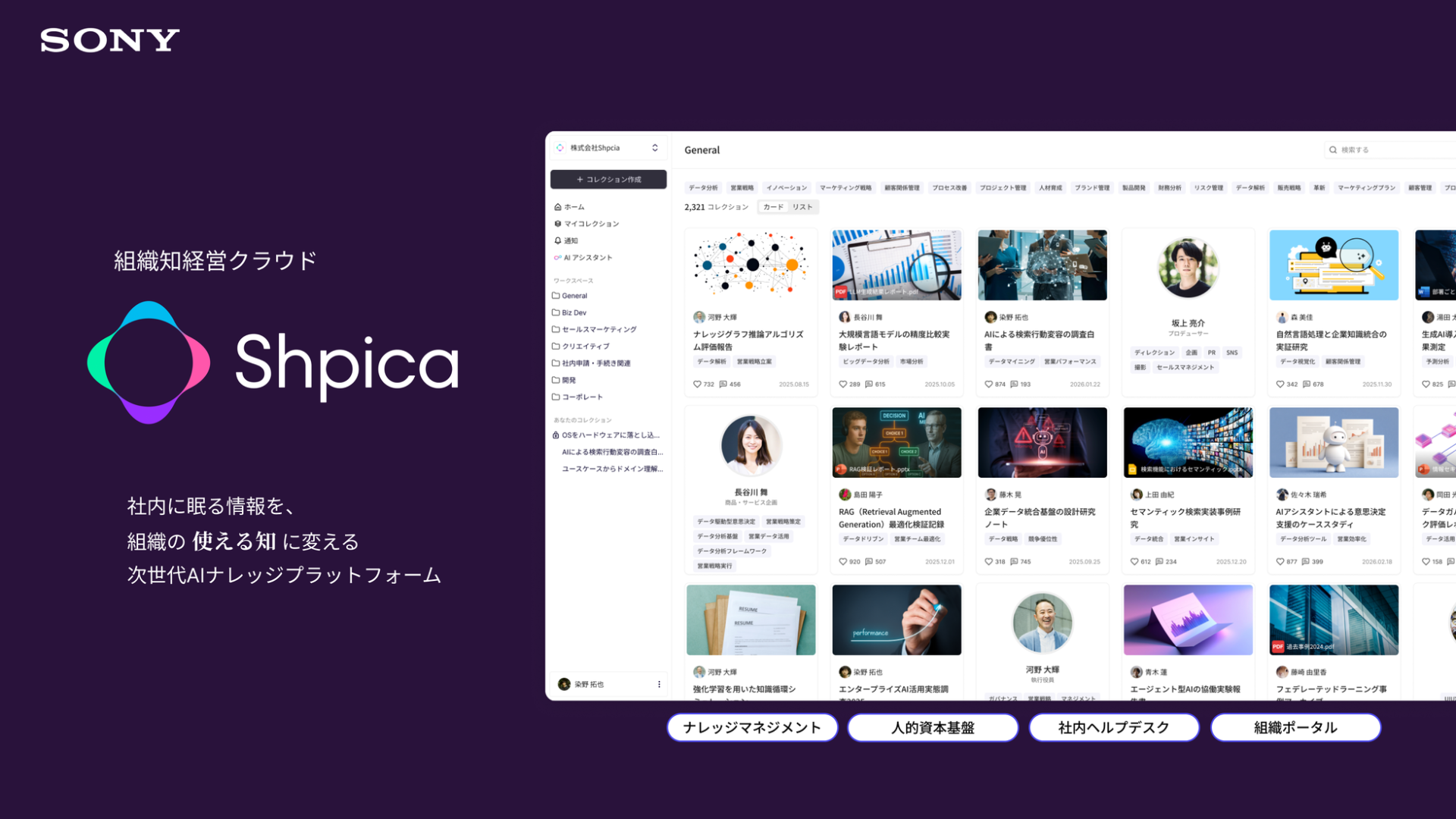 ソニーネットワークコミュニケーションズの組織知経営クラウド「Shpica」、「第11回 HRテクノロジー大賞」でイノベーション賞を受賞|HRテクノロジー大賞の概要と受賞理由