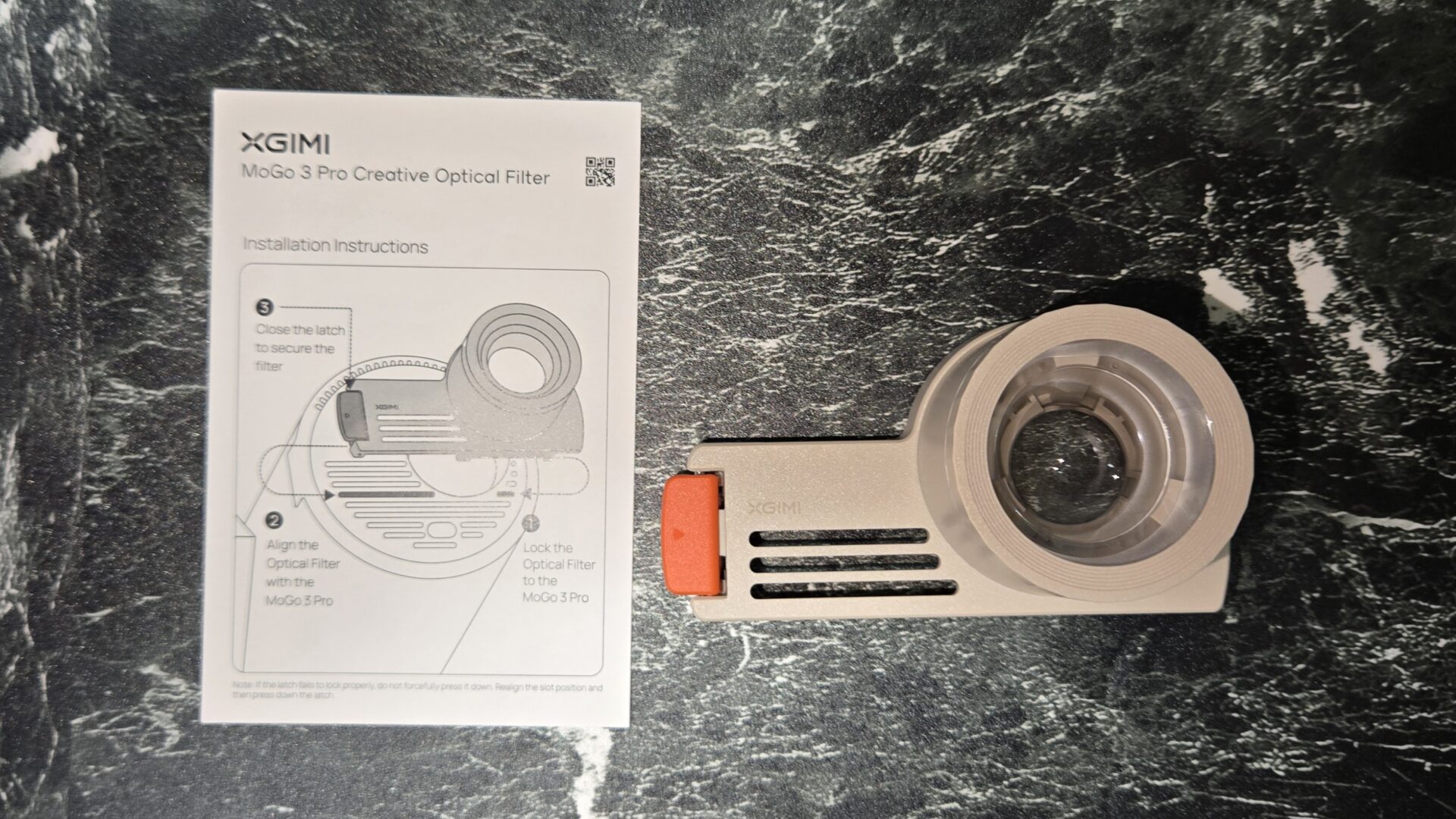 XGIMI MoGo 3 Pro クリエイティブ光学フィルターと取り付け説明書