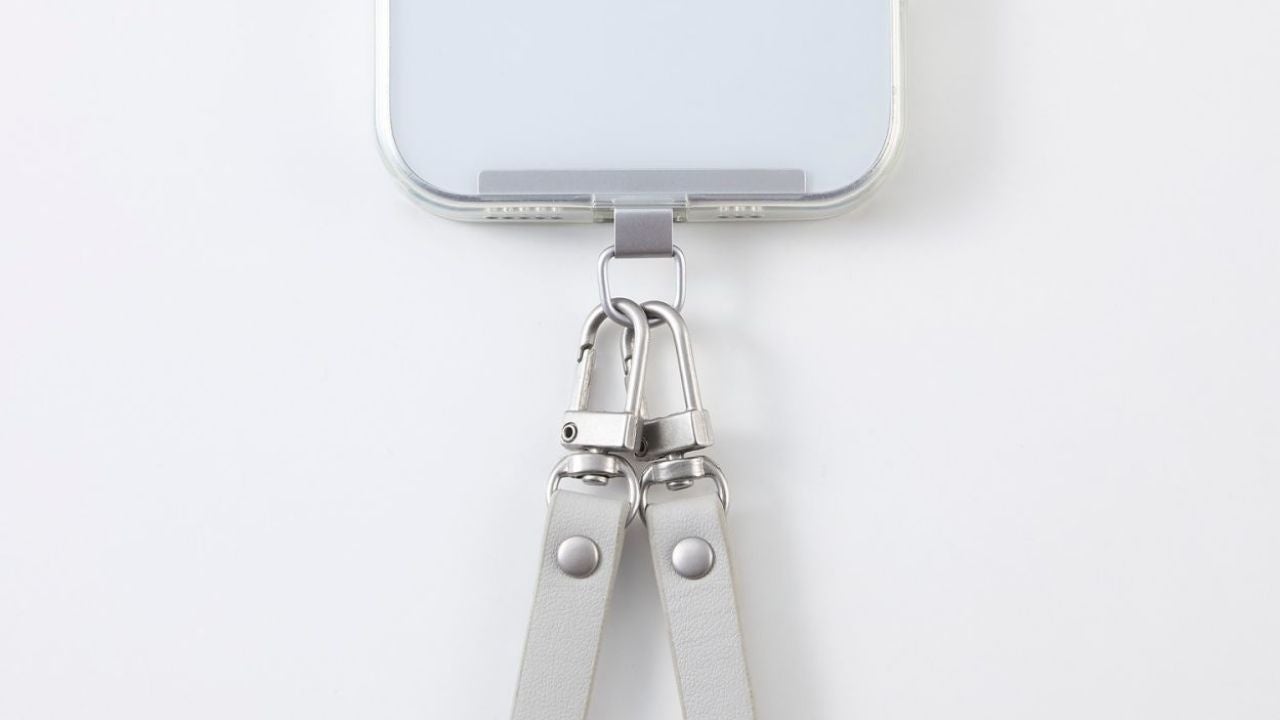 エレコム、スマホとケースの間に挟むだけ！新・ステンレスストラップホールシート - 画像2