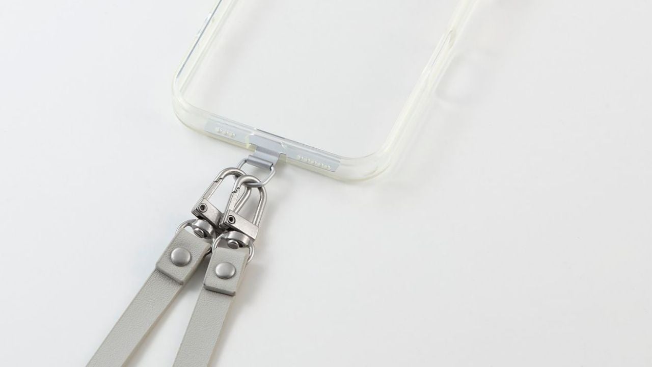 エレコム、スマホとケースの間に挟むだけ!新・ステンレスストラップホールシート - 画像5