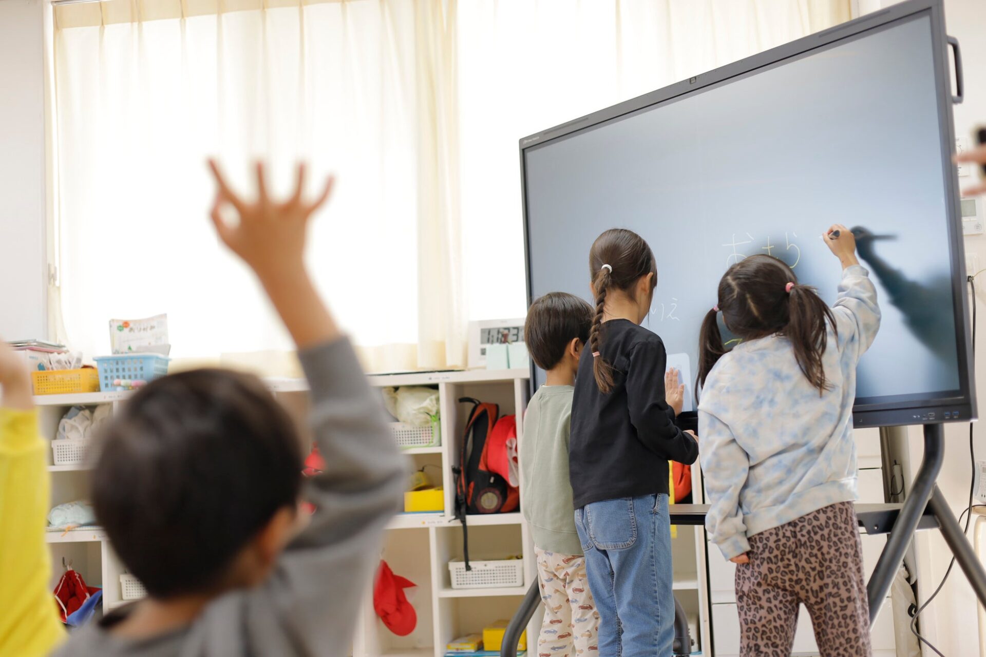 しらさぎ保育園に電子黒板「ミライタッチ」導入 - 画像5