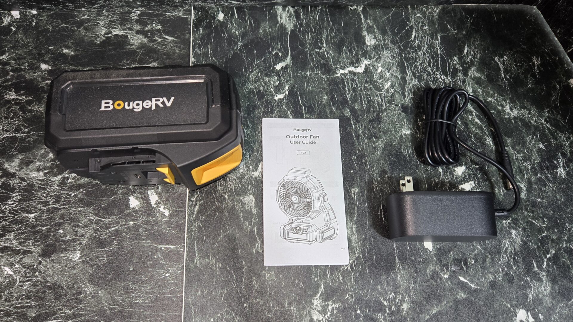 BougeRV F02の付属品