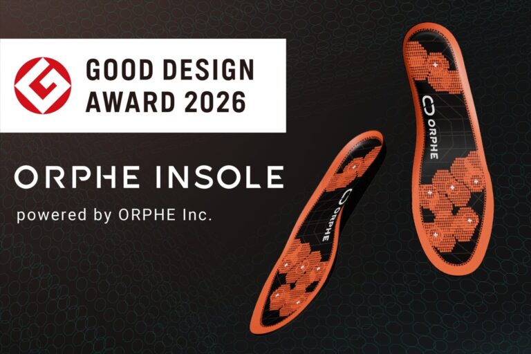 歩容解析スマートインソール「ORPHE INSOLE」が2026年度グッドデザイン賞を受賞