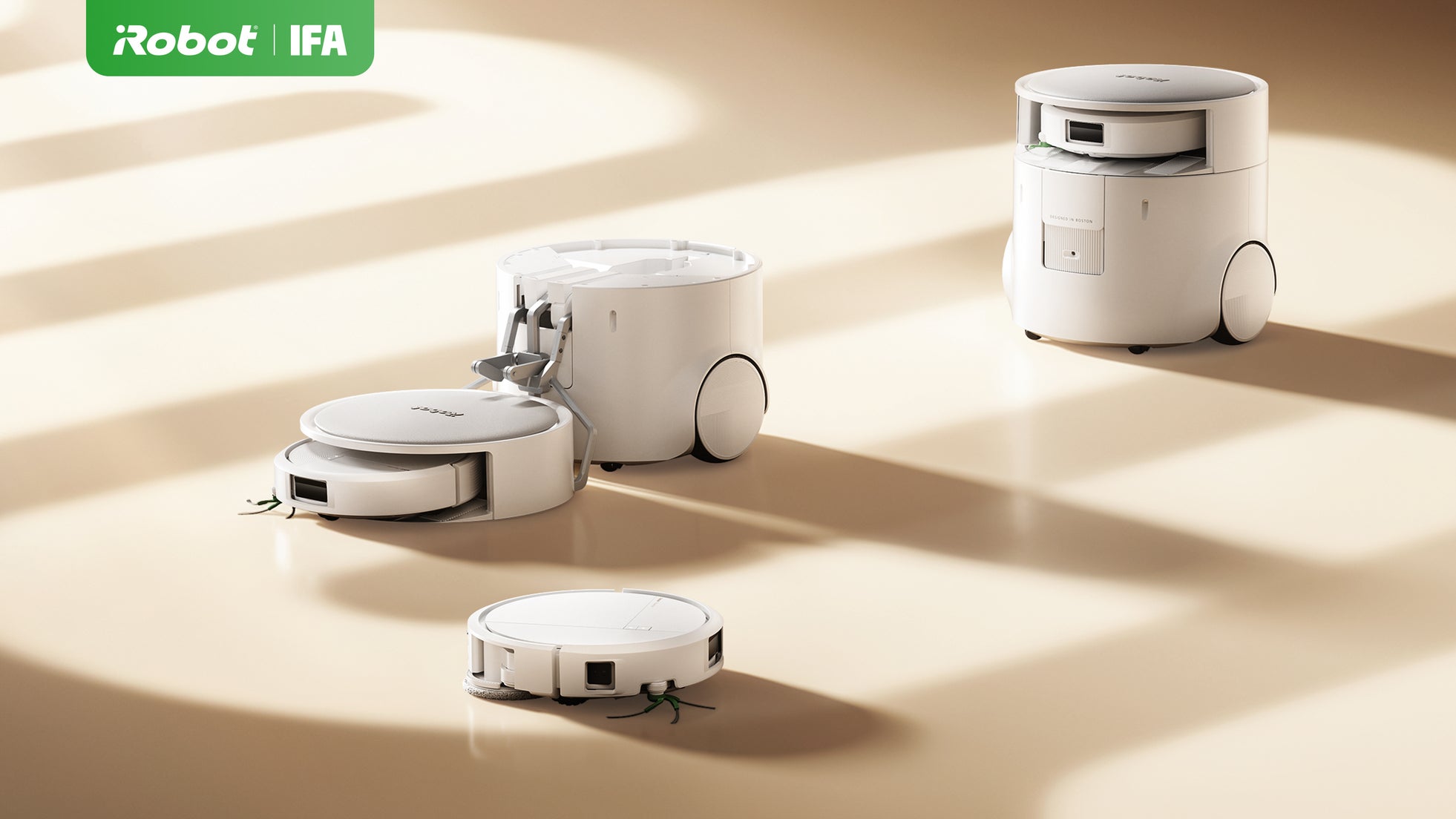 アイロボット、IFA 2026で2台が連携するコンセプトモデル「Roomba Duo」を発表｜2台のロボットで清掃場所を分担する新技術
