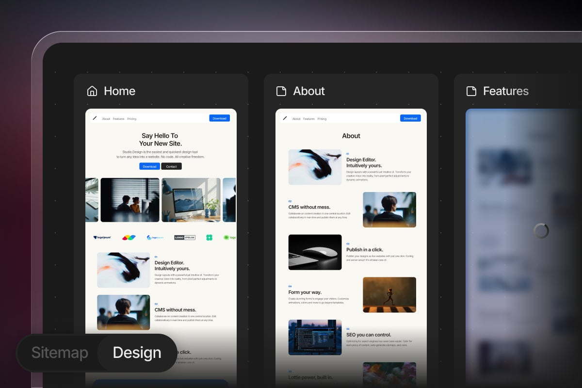 ノーコードWeb制作「Studio」、AIで初稿デザインを自動生成する「Studio.Assistant」を正式リリース｜Studio.Assistantの開発背景とコンセプト