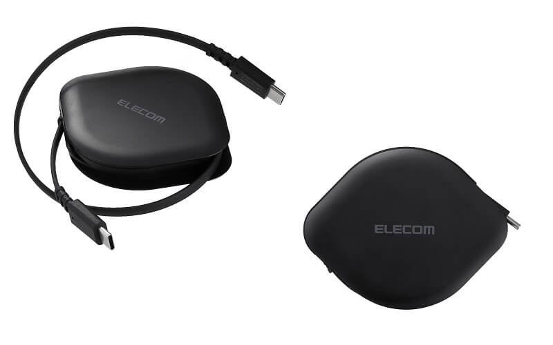 エレコム、必要な長さに調節できるスリムな巻き取り式USB Type-Cケーブル2タイプを発売｜取扱サイト