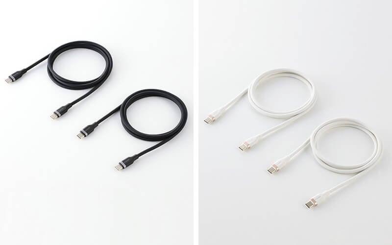 エレコム、やわらかなシリコン素材を採用したお得な2本セットのUSB Type-Cケーブルを発売｜製品の主な特徴と設計