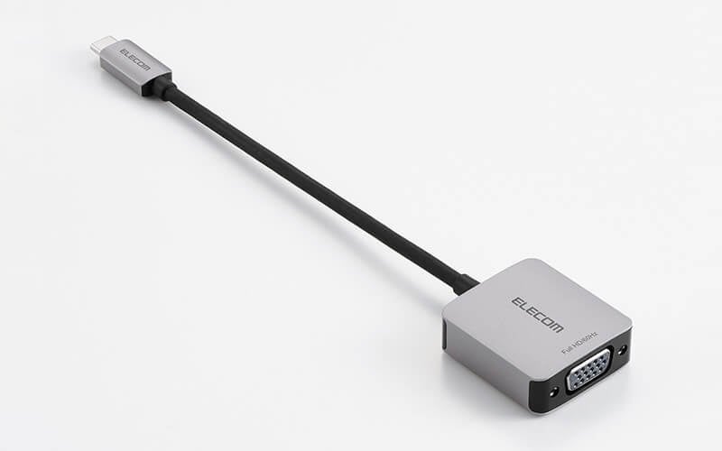 エレコム、USB Type-Cからの映像信号をVGA出力へ変換するFull HD対応アダプターを発売｜ECAD-CVGACSVの主な仕様（9枚目）