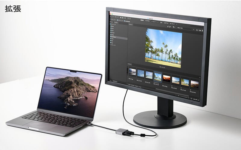 エレコム、USB Type-Cからの映像信号をVGA出力へ変換するFull HD対応アダプターを発売｜ECAD-CVGACSVの主な仕様（8枚目）