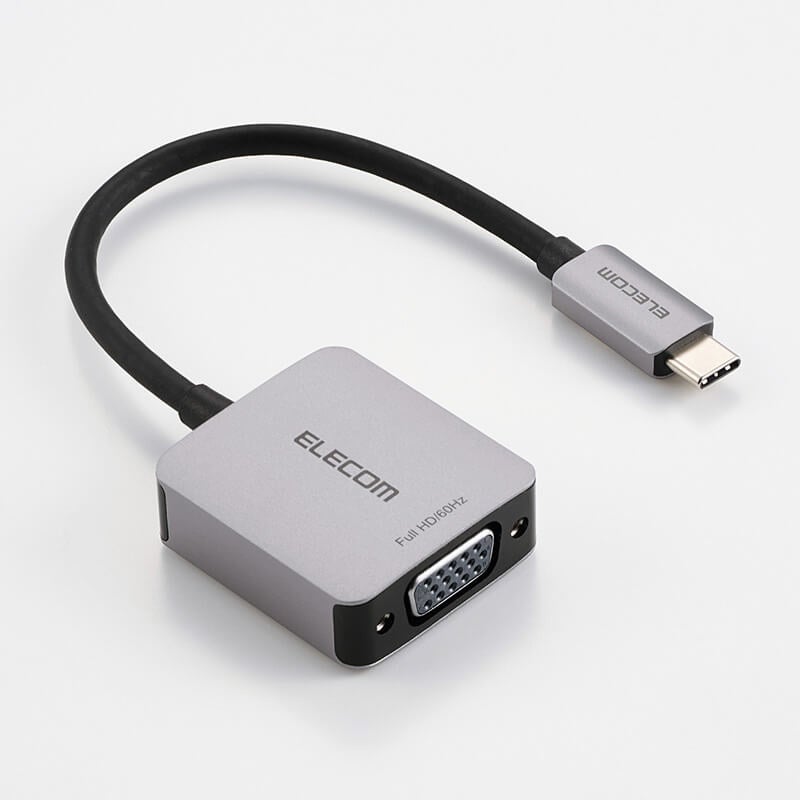 エレコム、USB Type-Cからの映像信号をVGA出力へ変換するFull HD対応アダプターを発売｜ECAD-CVGACSVの主な仕様（3枚目）