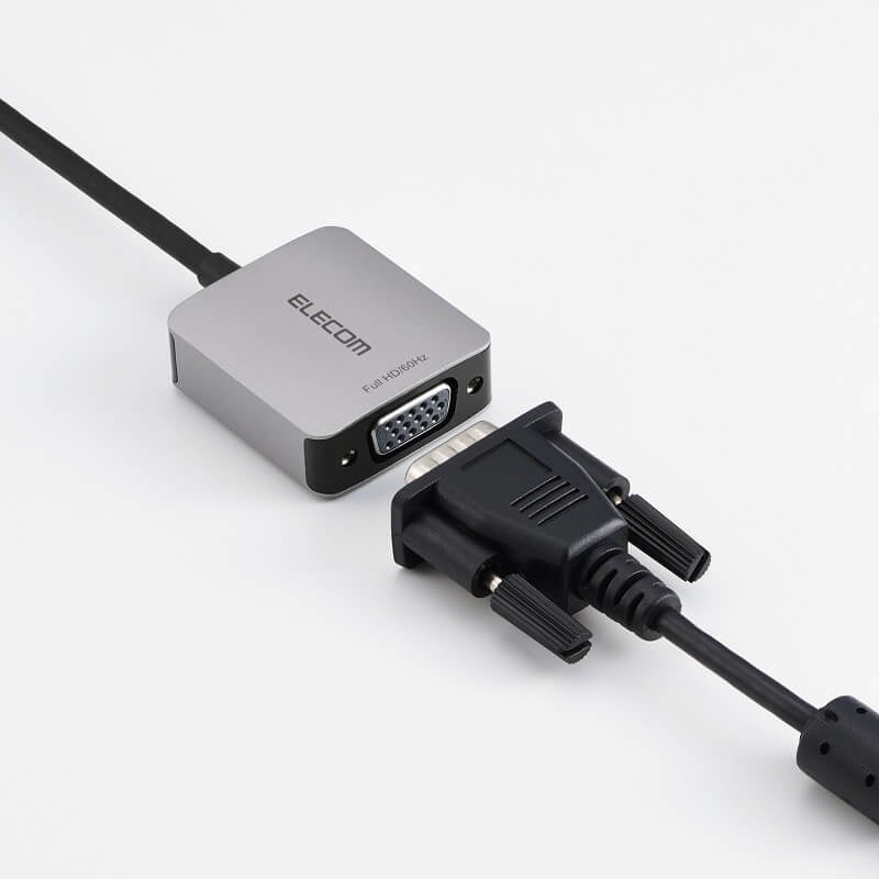 エレコム、USB Type-Cからの映像信号をVGA出力へ変換するFull HD対応アダプターを発売｜ECAD-CVGACSVの主な仕様（4枚目）