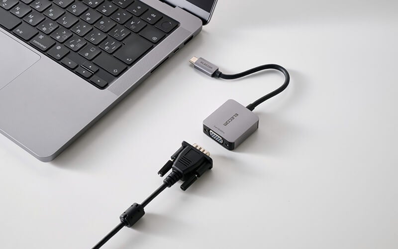 エレコム、USB Type-Cからの映像信号をVGA出力へ変換するFull HD対応アダプターを発売｜ECAD-CVGACSVの主な特徴