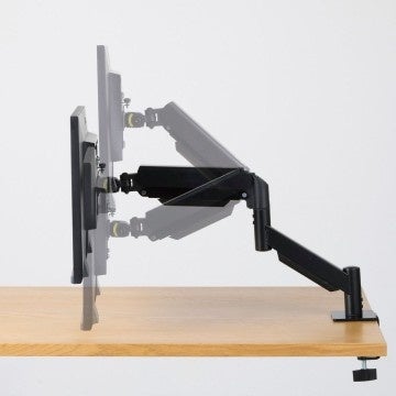 エレコム、薄いクランプでデスクを広く使えるガススプリング式モニターアームを発売｜ガススプリング式モニターアームの主な特徴