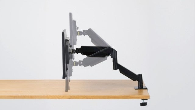 エレコム、薄いクランプでデスクを広く使えるガススプリング式モニターアームを発売｜製品の主な仕様と価格（2枚目）