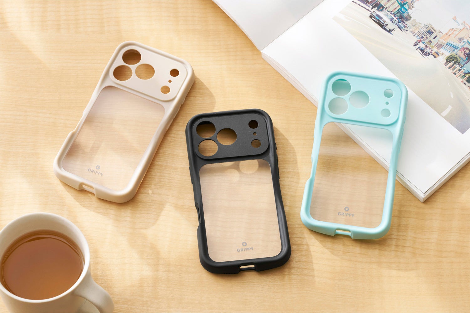 エレコム、新型iPhone 18 Proシリーズに対応するケース9シリーズ・フィルム7シリーズを発売｜Grippy ハイブリッドケース フレームカラー 極限（PM-A26CGRPFCKBK）