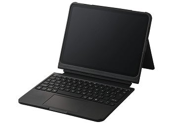 エレコム、無段階スタンドやバックライトを搭載したiPad用ケース付きキーボード「TouchBook Smart」を発売