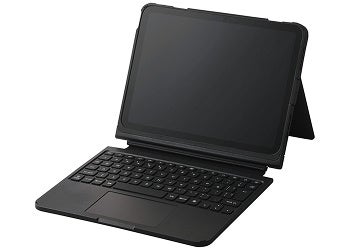 エレコム、無段階スタンドやバックライトを搭載したiPad用ケース付きキーボード「TouchBook Smart」を発売