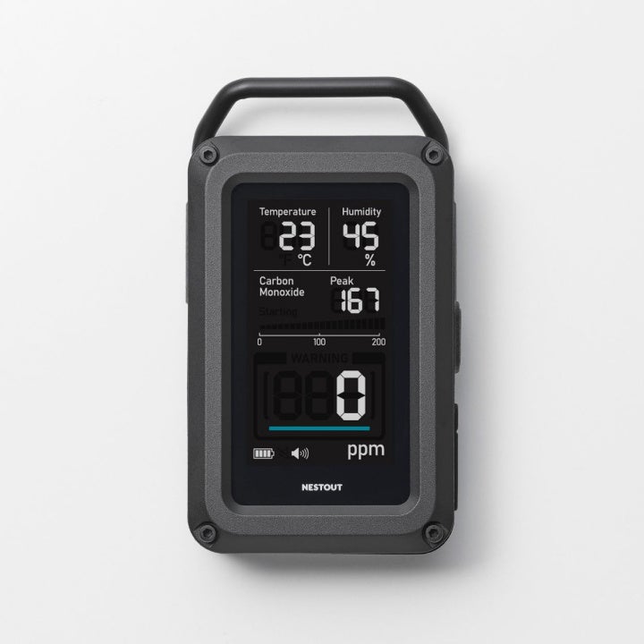 エレコム、アウトドア向けNESTOUT「CO ALARM」3in1/BASICに新色を追加発売