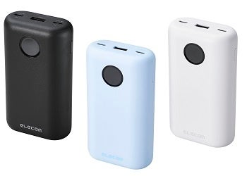 エレコム、リン酸鉄リチウムイオン電池を搭載した安全性重視のモバイルバッテリー3モデルを発売