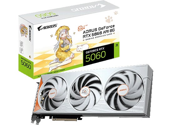 CFD販売、GIGABYTEの「神鷹凛」デザインRTX 5060やLCD搭載水冷クーラーなど6製品を発表