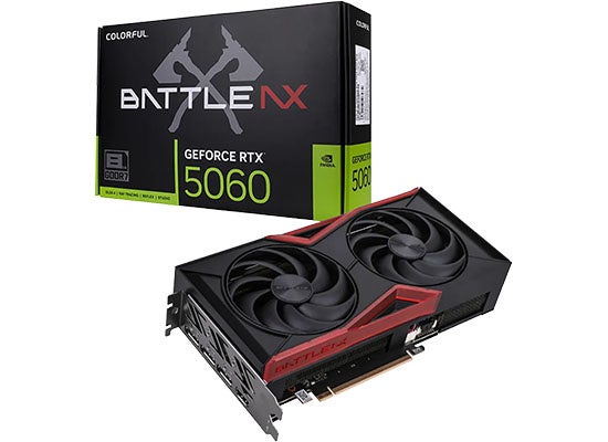 CFD販売、Colorful製のGeForce RTX 5060およびRTX 3060搭載デュアルファン仕様グラフィックボード2製品を発売