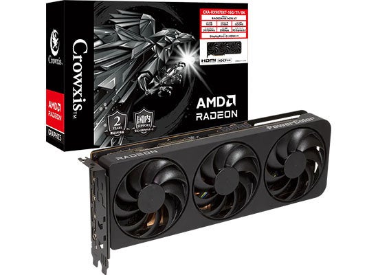 CFD販売、PCパーツブランド「Crowxis」よりAMD Radeon RX 9000シリーズ搭載グラフィックボード5製品を2026年10月23日に発売