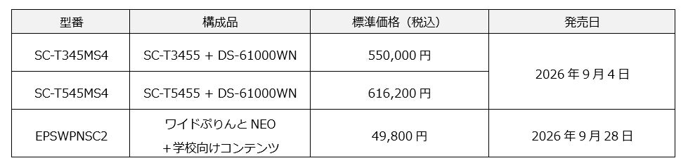 エプソン、教科書などの拡大コピーを手軽に行える大判プリンター2機種を発売｜詳細機能と活用方法
