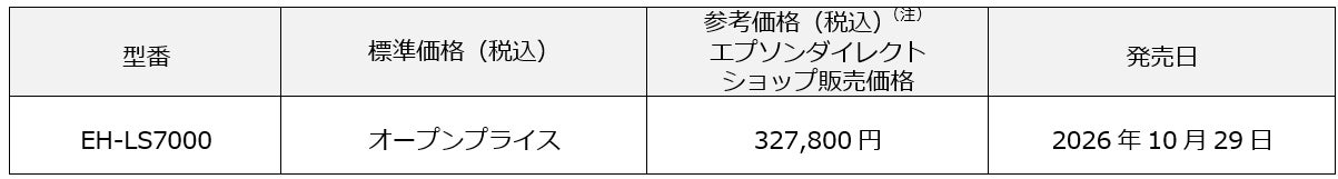 エプソン、3600lmの高輝度と4K表示に対応した家庭用プロジェクター『EH-LS7000』を発売 - 画像2