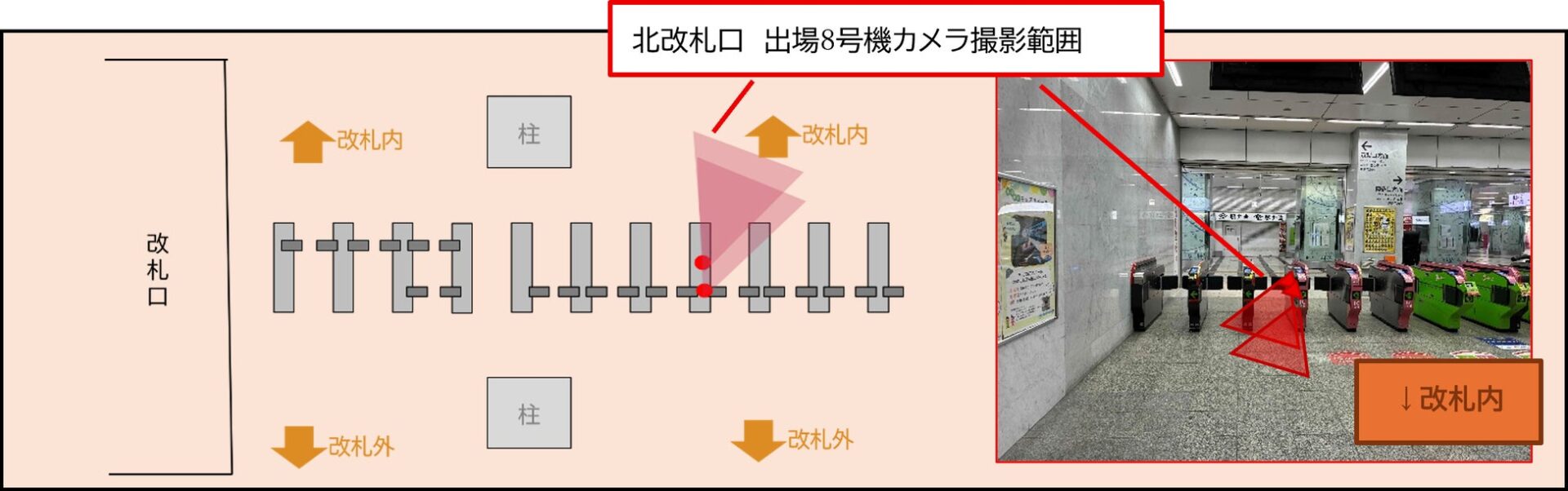 北改札口　出場8号機