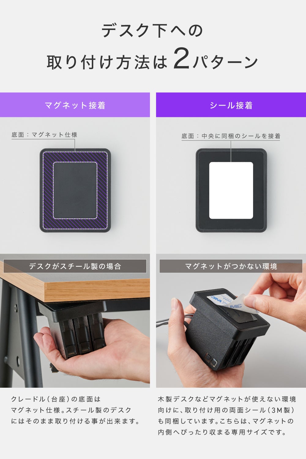 株式会社CIO、3つのコードリール式USB-Cケーブルをまとめる「CIO ケルベロス」を発売|設置方法と同時発売の単体ケーブルについて(6枚目)