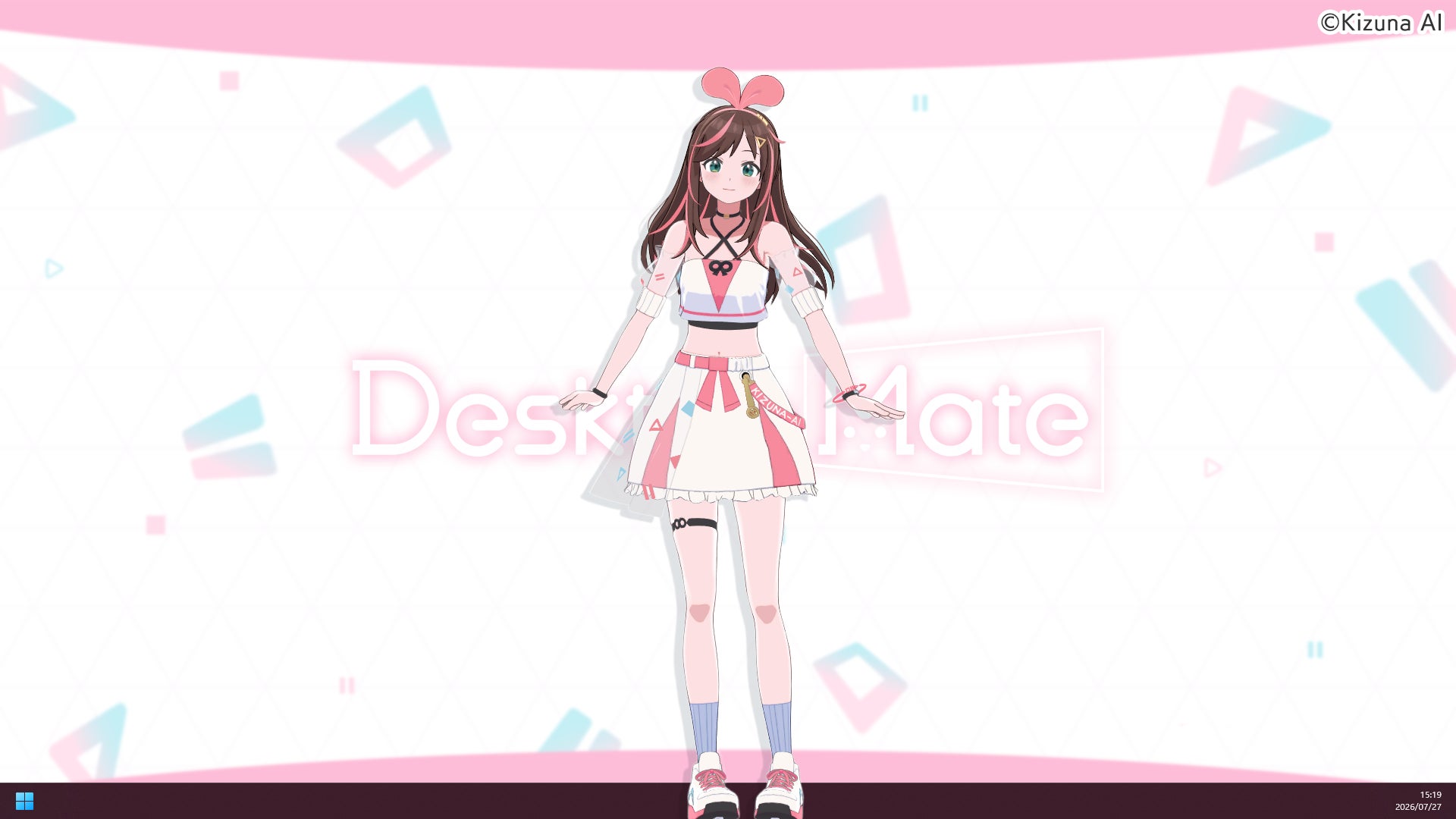 インフィニットループ、Desktop Mateに「キズナアイ ~ かまってアイちゃん ver.~ DLC」を追加して配信開始（2枚目）